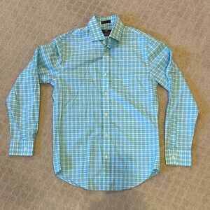Vineyard Vines Light Blue Plaid Button Down Shirt Men’s S Cooper shirt